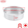 Crown - 8" x 3" Aluminum Cake Pan - 308