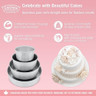 Crown - 12" x 2" Aluminum Cake Pan - 212