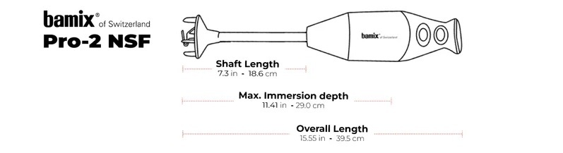 Bamix Pro - 2 Specifications