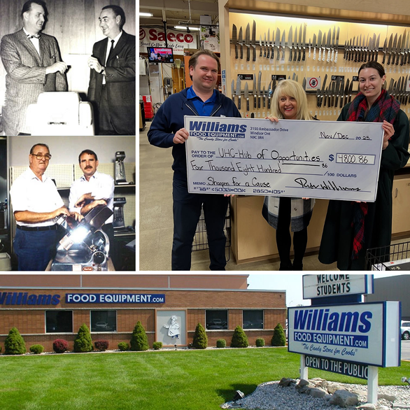 Three generations of Williams Food Equipment