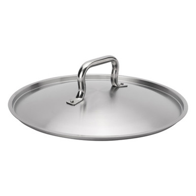 Browne 5734185 Elements Stainless Steel Saute Pan & Lid, 5 Qt