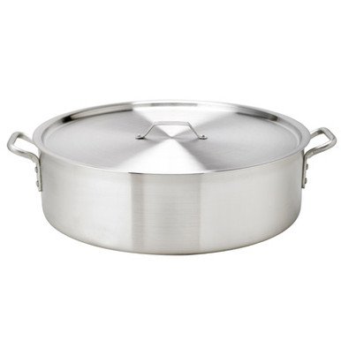 Winco AXHB-24 Heavy Duty Aluminum Brazier, 24 qt. – Chefs' Toys