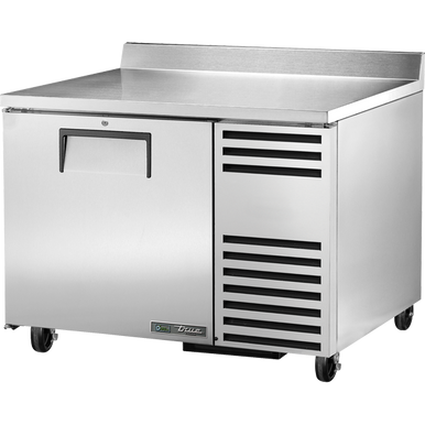 True - 44 Stainless Steel Worktop Freezer w/ 1 Door- TWT-44F-HC