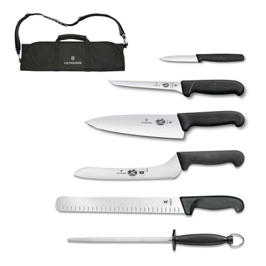 Victorinox Fibrox 7 Piece Culinary Kit w 8 Chef