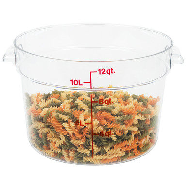 Cambro RFSCW12135 Camwear® Storage Container Round 12 Qt.