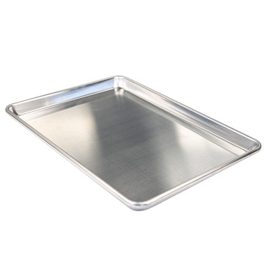 Winco ALXP-1318 13 x 18 1/2 Size Closed Bead Solid Aluminum Sheet Pan