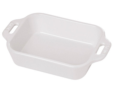 Staub Ceramic 10.5 x 7.5 Rectangular Baking Dish - White