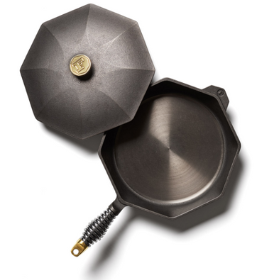 Finex 10 Cast Iron Skillet with Lid - SL10-10001