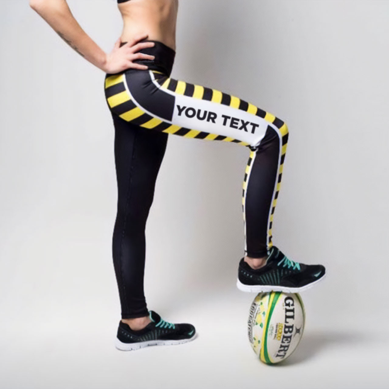 CORBERO Women's Bespoke Rugby Power Stretch Leggings