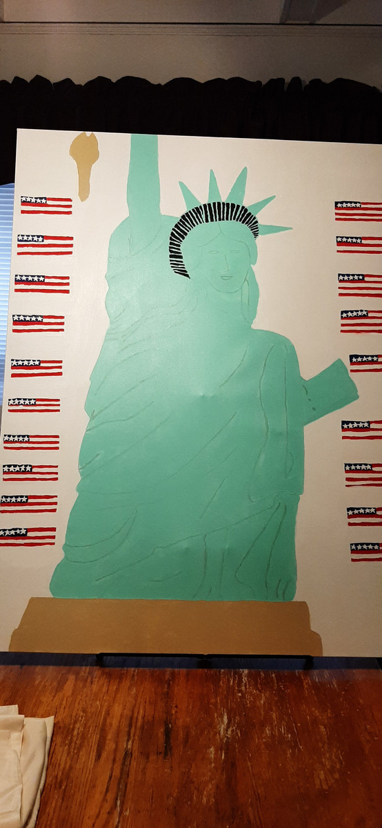 PATRIOTIC: If I could paint the Statue of Liberty?