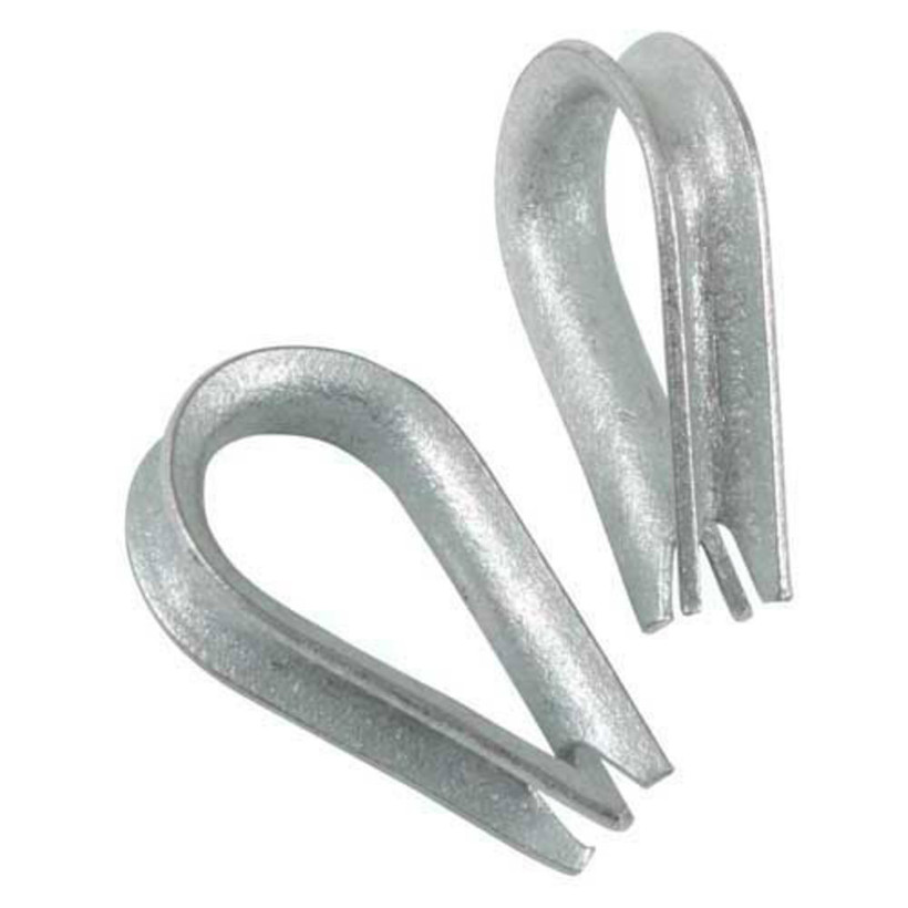 3/16" HD Galvanized Thimbles