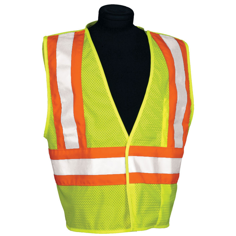 Active slide of 1174 Lime Break Away Class 2 Vest
