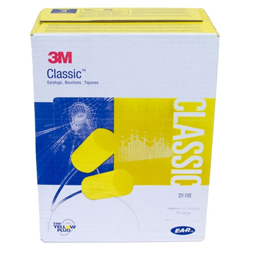 3M EAR Classic Corded Foam Earplugs