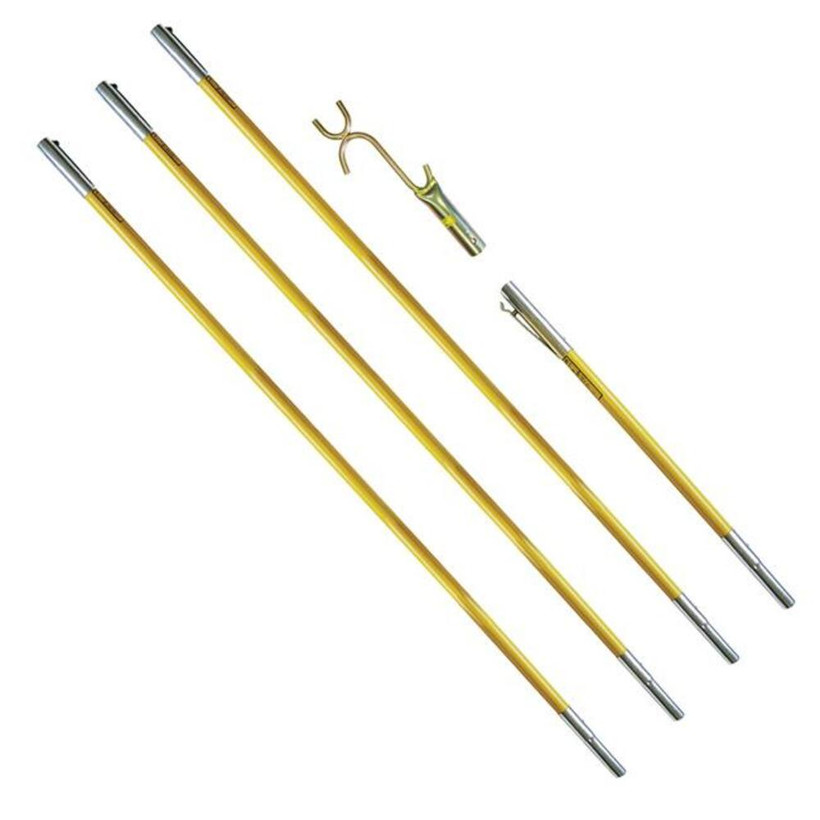 Active slide of Jameson FG Series Fiberglass Pole Set with Wire Raiser