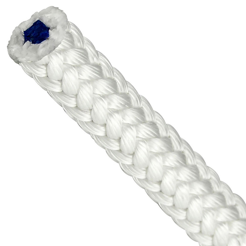 1/2" x 100' Teufelberger White Safety Blue Rope