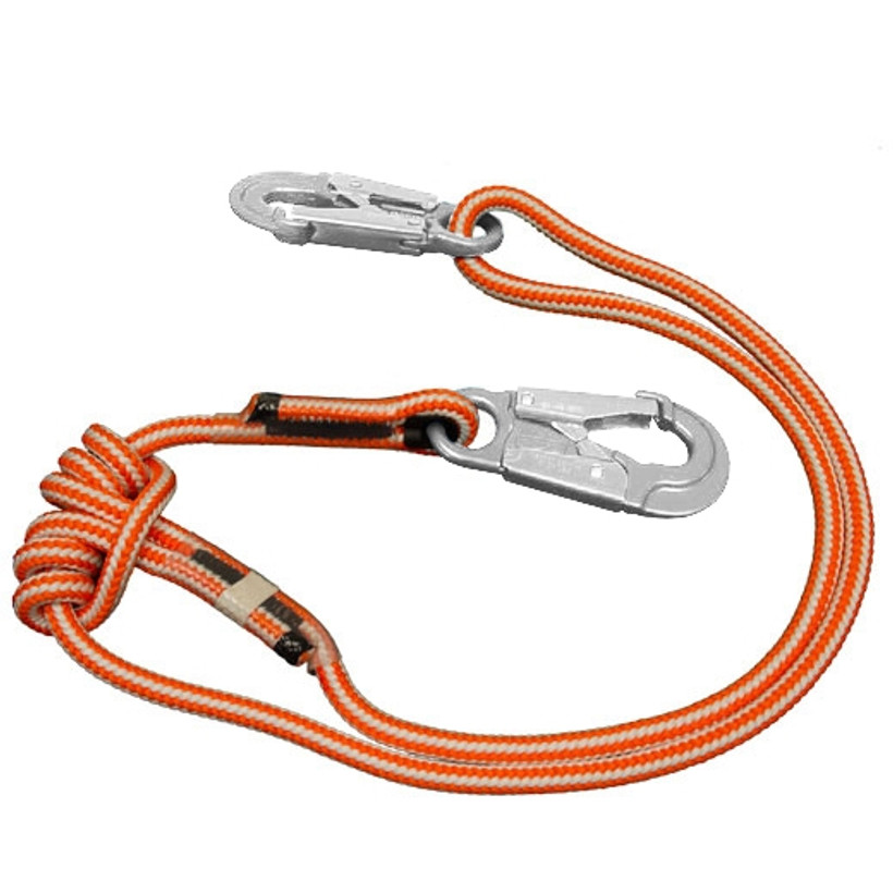 Active slide of Rope Logic Hi-Vee Adjustable Safety Lanyard with Aluminum Snaps