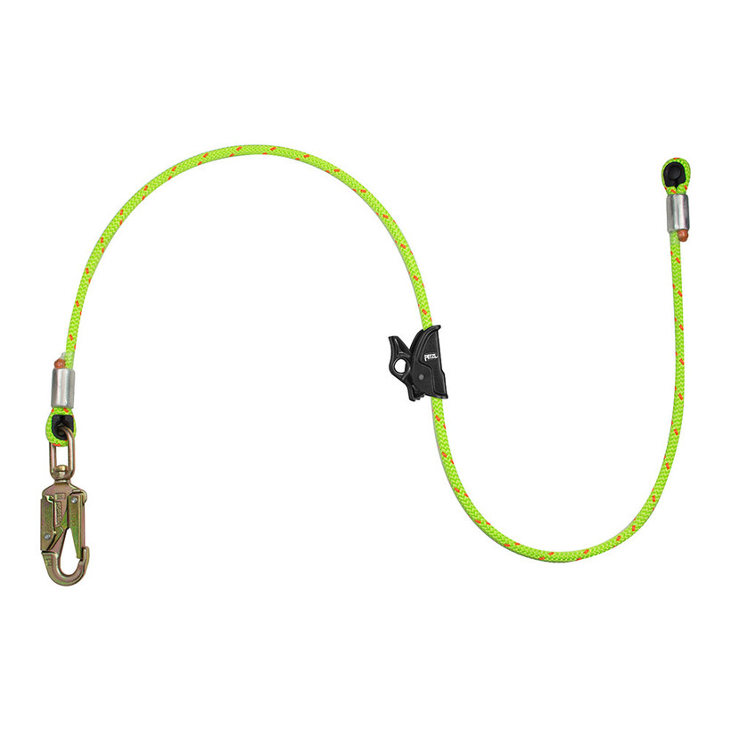 Active slide of Rope Logic's Adjustable Wirecore Lanyard with Micrograb 10ft