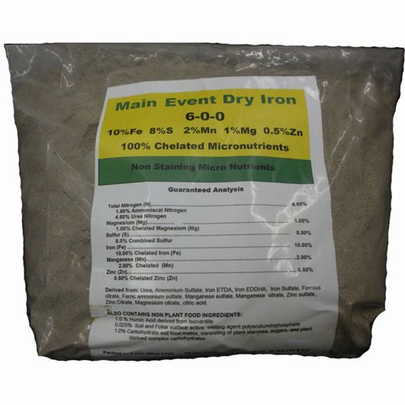 Active slide of Main Event Dry Chelated Iron