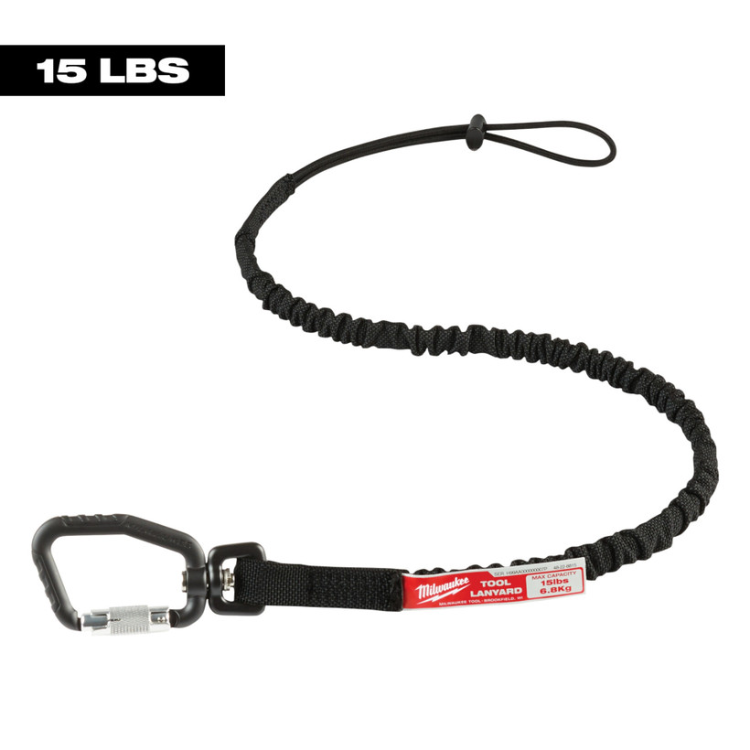 Milwaukee 15lbs 54" Extended Reach Locking Tool Lanyard
