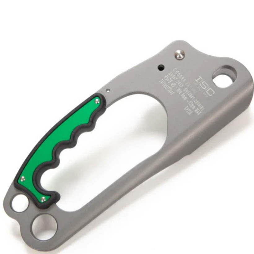 ISC Right Hand Ascender 2 Hole - Green
