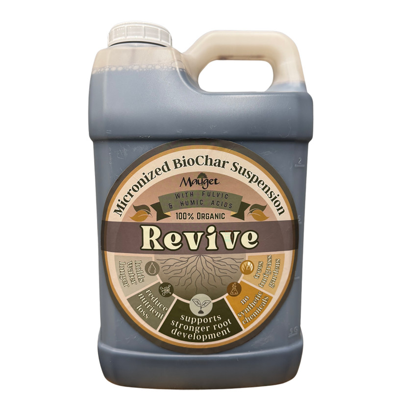 Mauget Revive – 100% Organic Micronized Biochar Suspension 2.5 Gal
