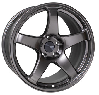 Enkei PF05 17x8.5 48mm Offset 5x100 75mm Bore Dark Silver Wheel - 527-785-8048DS527-785-8048DS