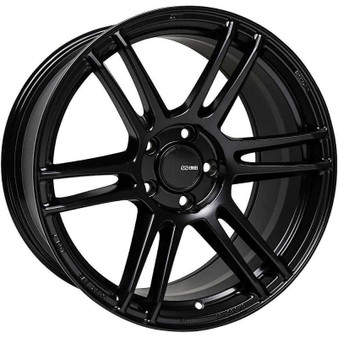 Enkei TSR-6 18x8 5x100 45mm Offset 72.6mm Bore Matte Black Wheel - 530-880-8045BK530-880-8045BK