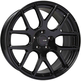 Enkei XM-6 17x7.5 5x114.3 40mm Offset 72.6mm Bore Gloss Black - 531-775-6540BK531-775-6540BK