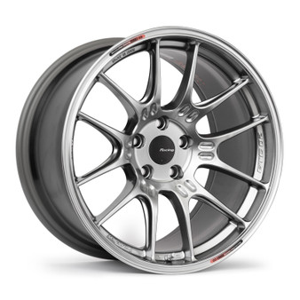 Enkei GTC02 19x10.5 5x112 34mm Offset 66.5mm Bore Hyper Silver Wheel - 534-9105-4434HS534-9105-4434HS