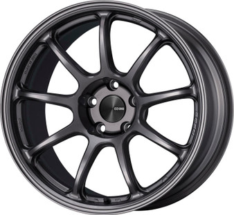 Enkei PF09 16x7 4x100 45mm Offset 67mm Bore Dark Silver Wheel - 540-670-4945DS540-670-4945DS