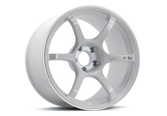 Advan RG-4 18x9 +35 5-114.3 Racing White Metallic & Ring Wheel - YA48I35EWMR