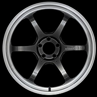 Advan R6 20x8.5 +38mm 5-114.3 Machining & Racing Hyper Black Wheel - YA60H38EHB