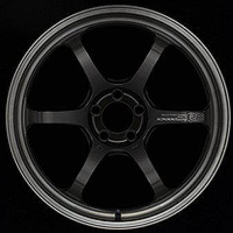 Advan R6 20x9 +48mm 5-112 Machining & Black Coating Graphite Wheel - YA60I48MBG