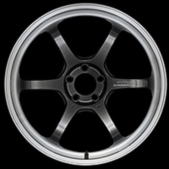 Advan R6 18x9.5 +45 5-100 Machining & Racing Hyper Black Wheel - YA68J45DMHB