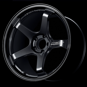 Advan GT Beyond 19x9.5 +25 5-112 Racing Titanium Black Wheel - YAQB9J25MTB