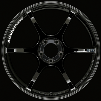 Advan RGIII 18x9.0 +45 5-114.3 Racing Gloss Black Wheel - YAR8I45EB