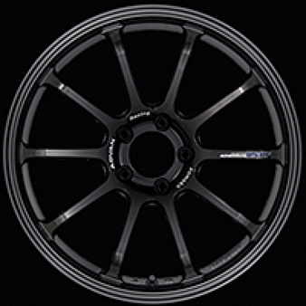 Advan RS-DF Progressive 18x8.0 +44 5-114.3 Racing Titanium Black Wheel - YAS8G44ETB