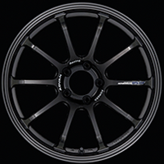 Advan RS-DF Progressive 18x8.5 +45 5-100 Racing Titanium Black Wheel - YAS8H45DTB