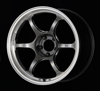 Advan RG-D2 15x5 +38 4-100 Machining & Racing Hyper Black Wheel - YAT5A38AHB