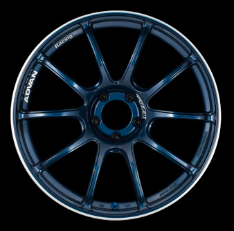 Advan RZII 17x8.0 +37 5-114.3 Racing Indigo Blue Wheel - YAZ7G37EE