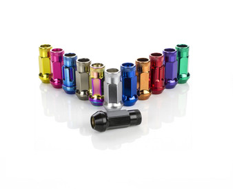 Wheel Mate Muteki SR48 Open End Lug Nuts - Titanium 12x1.50 48mm