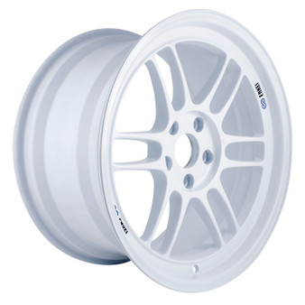 Enkei RPF1 18x9.5 5x114.3 38mm Offset 73mm Center Bore Vanquish White Wheel3798956538WP