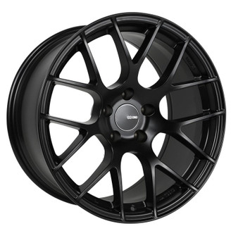 Enkei Raijin 18x8.5 38mm Offset 5x120 Bolt Pattern 72.6 Bore Diameter Matte Black Wheel - 467-885-1238BK467-885-1238BK