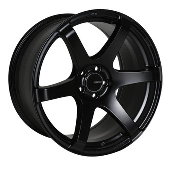 Enkei T6S 18x8 35mm Offset 5x114.3 Bolt Pattern 72.6 Bore Matte Black Wheel - 485-880-6535BK485-880-6535BK