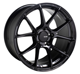 Enkei TS-V 18x9.5 5x120 40mm Offset 72.6mm Bore Gloss Black Wheel - 522-895-1240BK522-895-1240BK