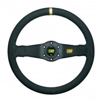 OMP Rally Scamosciato Black Suede Steering Wheel (OMP-OD-1951)