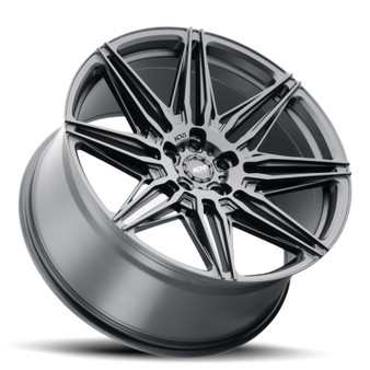 ADV.1 22x9.0 ADV08 SC 5x112 ET20 BS5.8 Satin BLK 66.56 Wheel (ADV-V11229044P20)