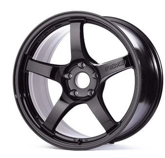 Gram Lights 57CR 18x9.5 +38 5x100 Glass Black  WGCRX38DGBP