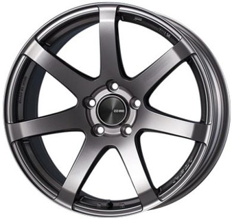 Enkei PF07 17x7.5 5x112 50mm Offset Dark Silver Wheel  - 490-775-4450DS490-775-4450DS