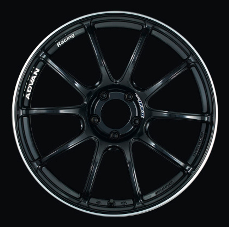 Advan RZII 18x8.5 +45 5-112 Racing Gloss Black Wheel - YAZ8H45MB